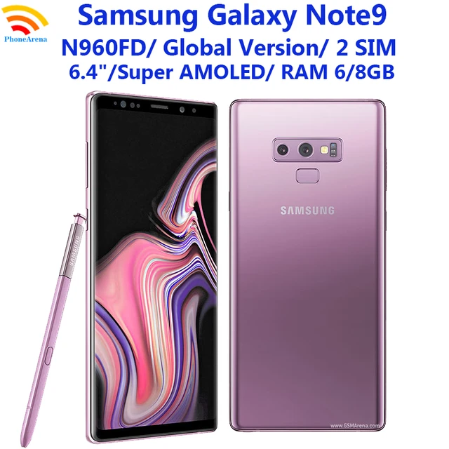 Samsung Galaxy Note9 Note 9 Duos N960FD Dual Sim Global Version 6.4