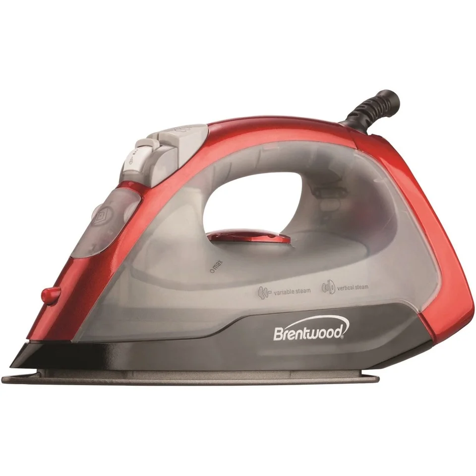 Adjustable Nonstick Steam Iron with Vertical Steam Function