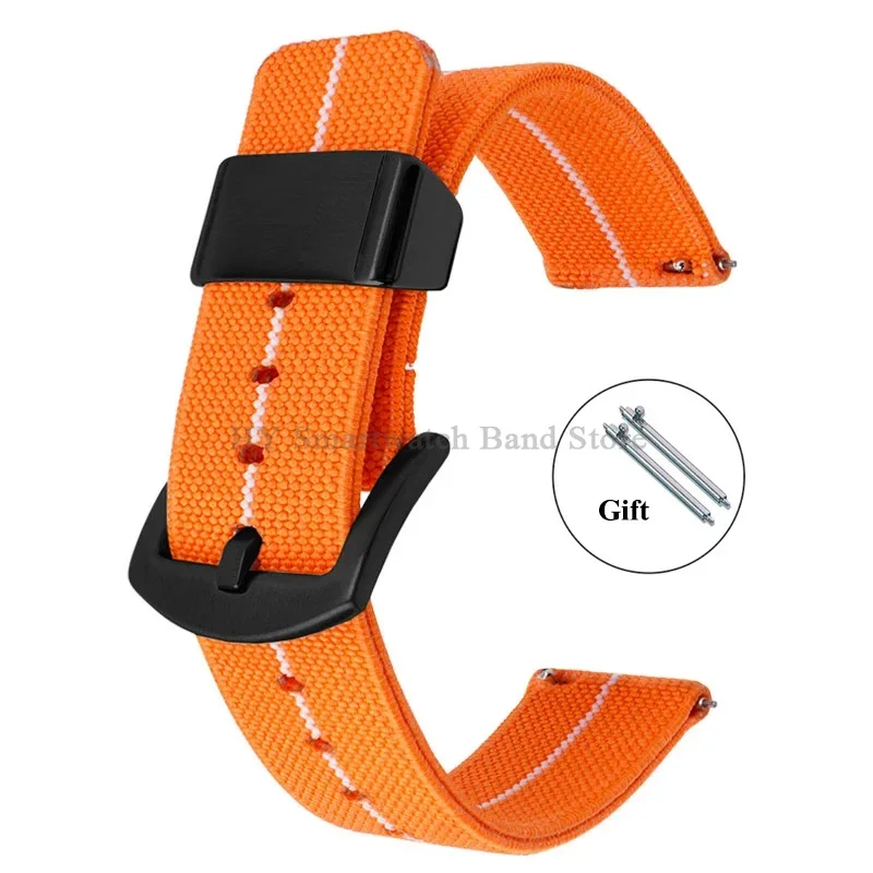 Durable Nylon Canvas Strap Wristband - Sporty Quick-Release Accessory