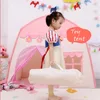 Children's Tent Indoor Outdoor Games Garden Tipi Princess Castle Folding Cubby Toys Tents Enfant Room House Teepee Playhouse 3