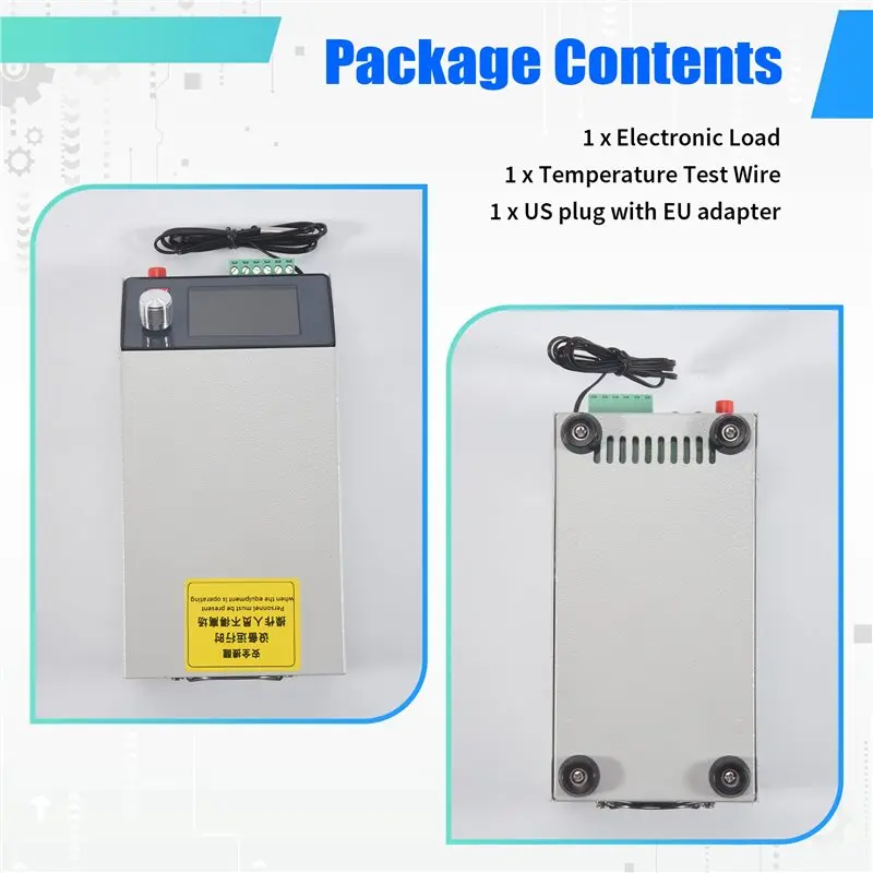 2026 HOT MDL150 12VDC 다기능 전자 부하 장치, 데이터 보정 기능을 갖춘 정전류/전력/저항 모드 지원(EU US)