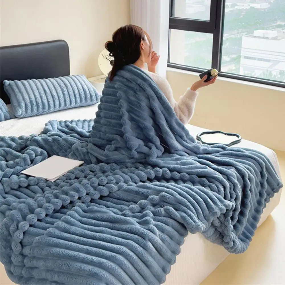 Warm Winter Double Blanket Bedding Thickened Sofa Chair Blanket