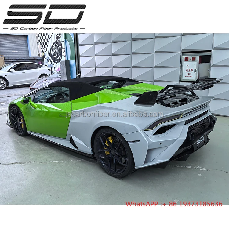 Sto Style Dry Carbon Fiber Full Set BodyKit Lamborghini Huracan EVO Spyder Models Car Parts