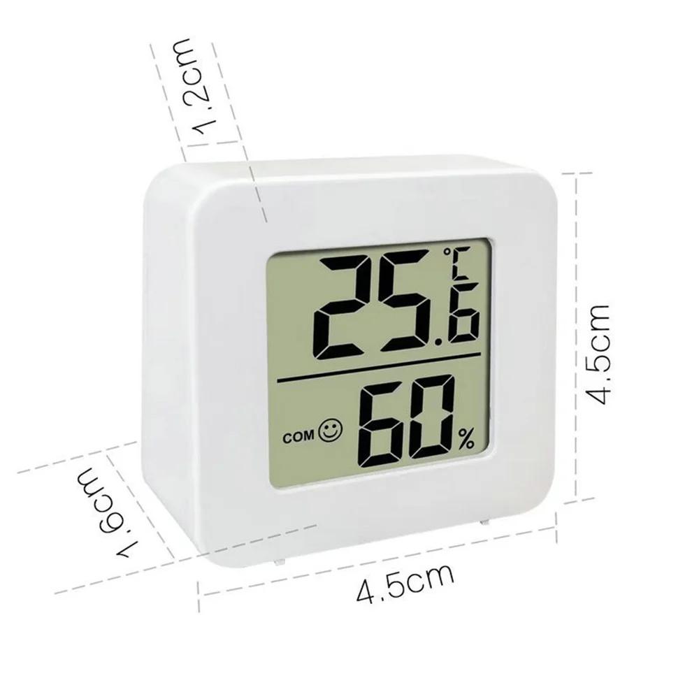 Description Picture 4 of itemRoom Mini Indoor Thermometer LCD Digital Temperature Room Hygrometer Gauge Sensor Humidity Meter Thermometer For Home Tool