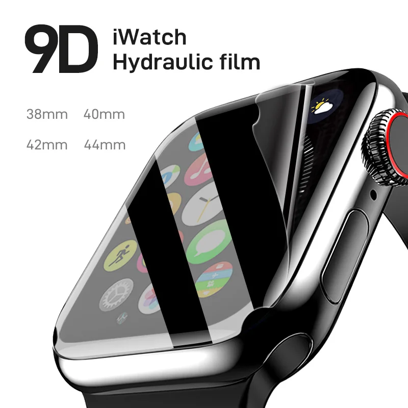 Hd Film Apple Watch Screen Protector 44mm 40mm 42mm 38mm Tempered Glass Iwatch Watch Screen