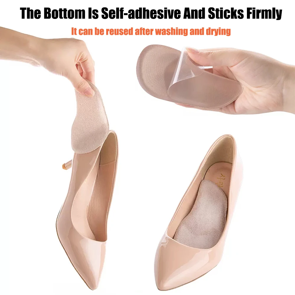 Silikon-Gel-Einlegesohlen zur Unterstützung des Fußgewölbes für Schuhe, Damen, Sandalen, Plattfuß, orthopädische Einlegesohlen für Männer, Plantarfasziitis, Linderung von Schuhpolstern – Detail 3