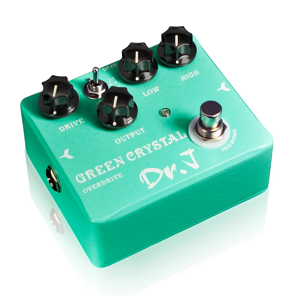 Dr. J Series D50 Overdrive Pedal Clear & Transparent Tube Amp Simulation Pedal W
