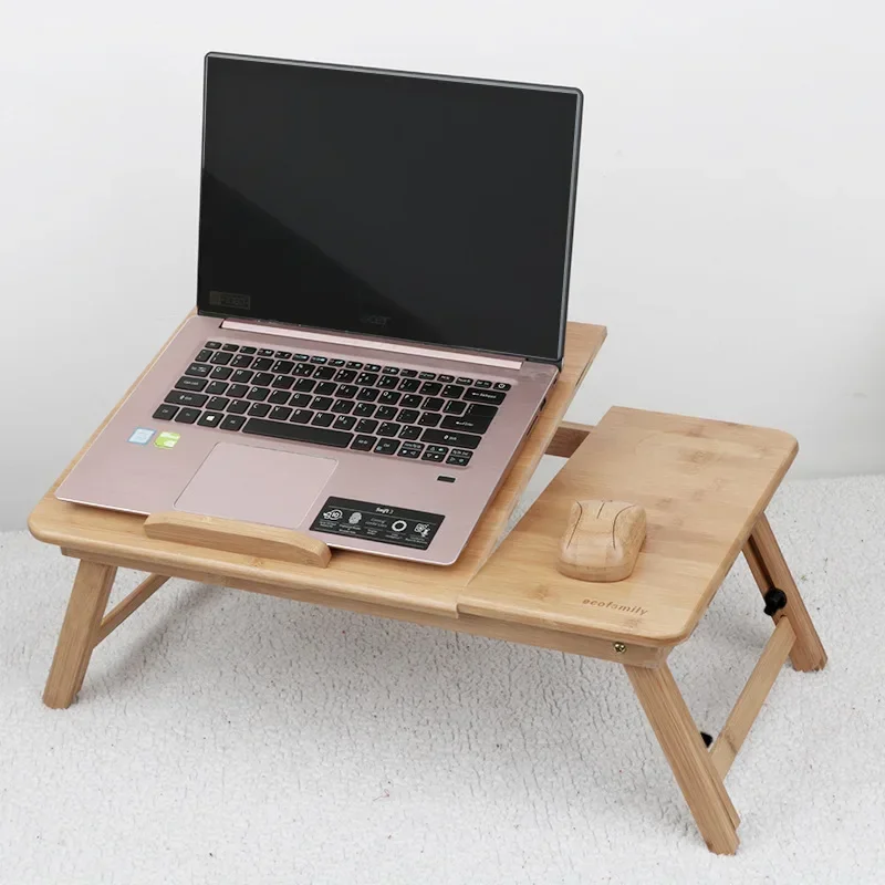 

Home Folding Laptop Desk for Bed Sofa Laptop Bed Tray Table Desk Portable Lap Desk for Study and Reading Bed Top Tray Table