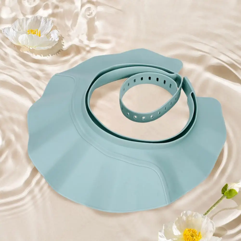 Adult adjustable shower cap shield for head ear eye protection