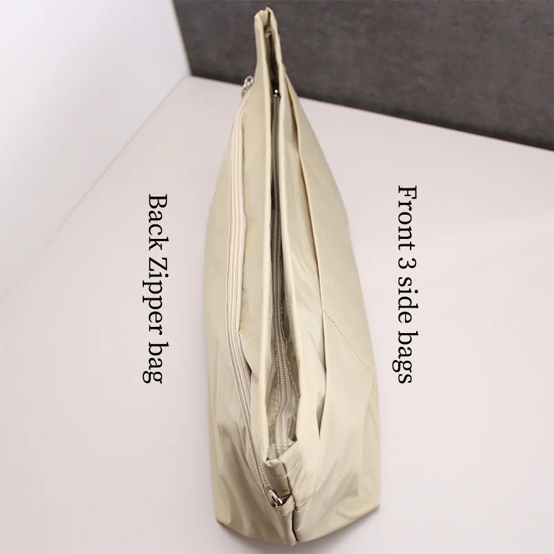 TINBERON Nylon Organizer Bags For Women Luxury Handbag Liner Large Capacity Makeup Bag Insert Organizer Storage TOTE Bag Inner