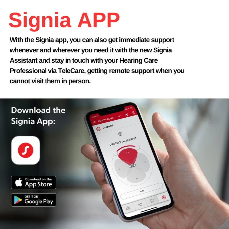 Signia Hearing Aids Pure C&G IX 110dB 1 Pair Rechargeable Bluetooth Computer Programmable（1IX 2IX 3IX 5IX 7IX）IP68 Waterproof 5