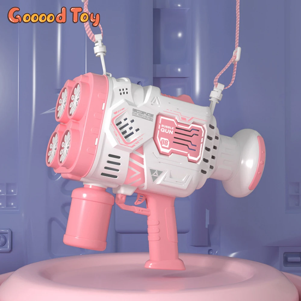 Big Soap Bubble Machine Gun Bubble Maker Blower Sky Star Led Light