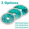 1pcs 105/115/125mm Diamond Saw Hot pressed sintered Mesh Turbo blade Cutting Disc Green Diamond Wheel for Porcelain Ceramic Tile 1