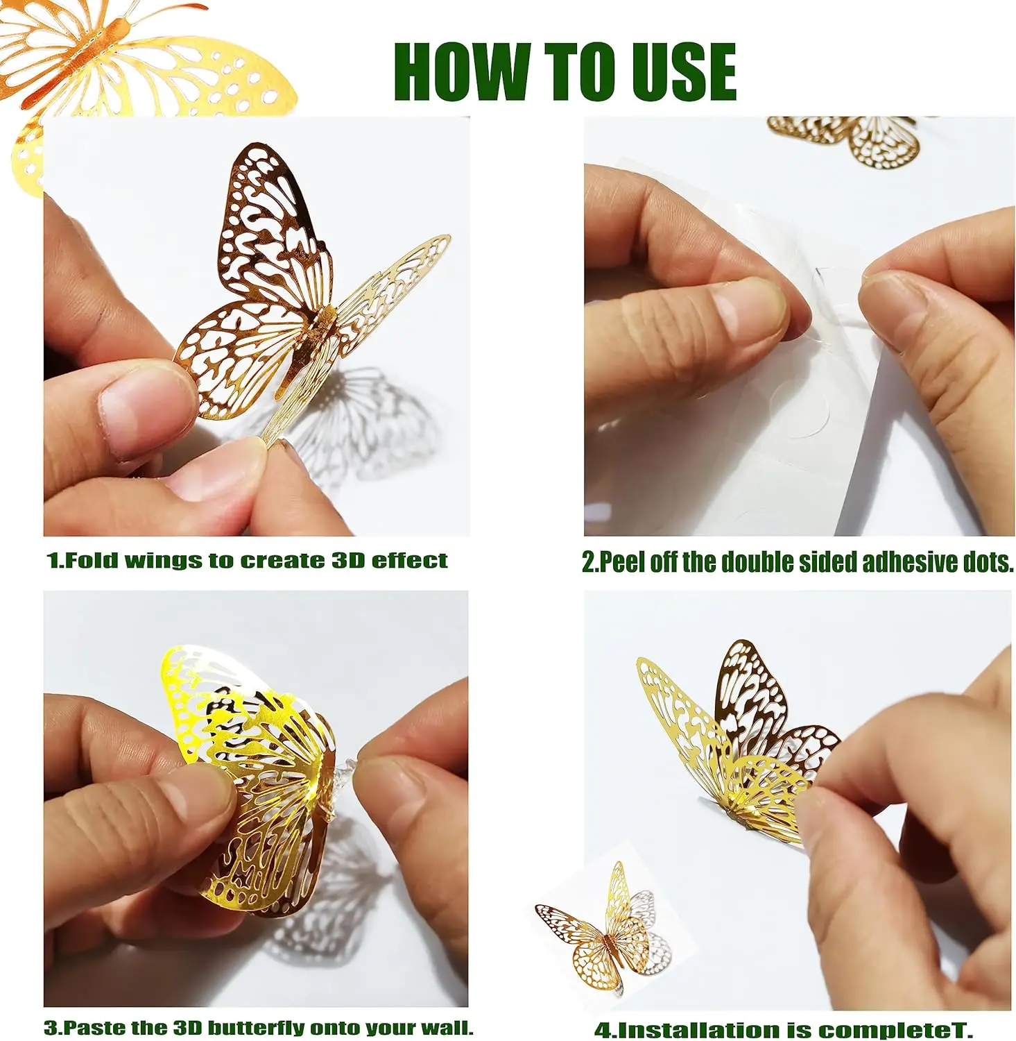 Butterfly Cake Toppers - Assorted Colors for Celebrations and DIY Decor