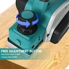 Cordless Rechargeable Electric Hand Planer Handheld Home DIY Wood Cutting Tool Woodworking Power Planer For Makita 18V Battery 3