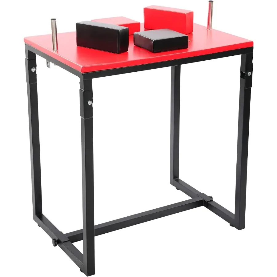 Arm Wrestling Table - Professional Arm Wrestling Battle Table with Elbow &Forearm Pads, Handles Competition Training Table for H