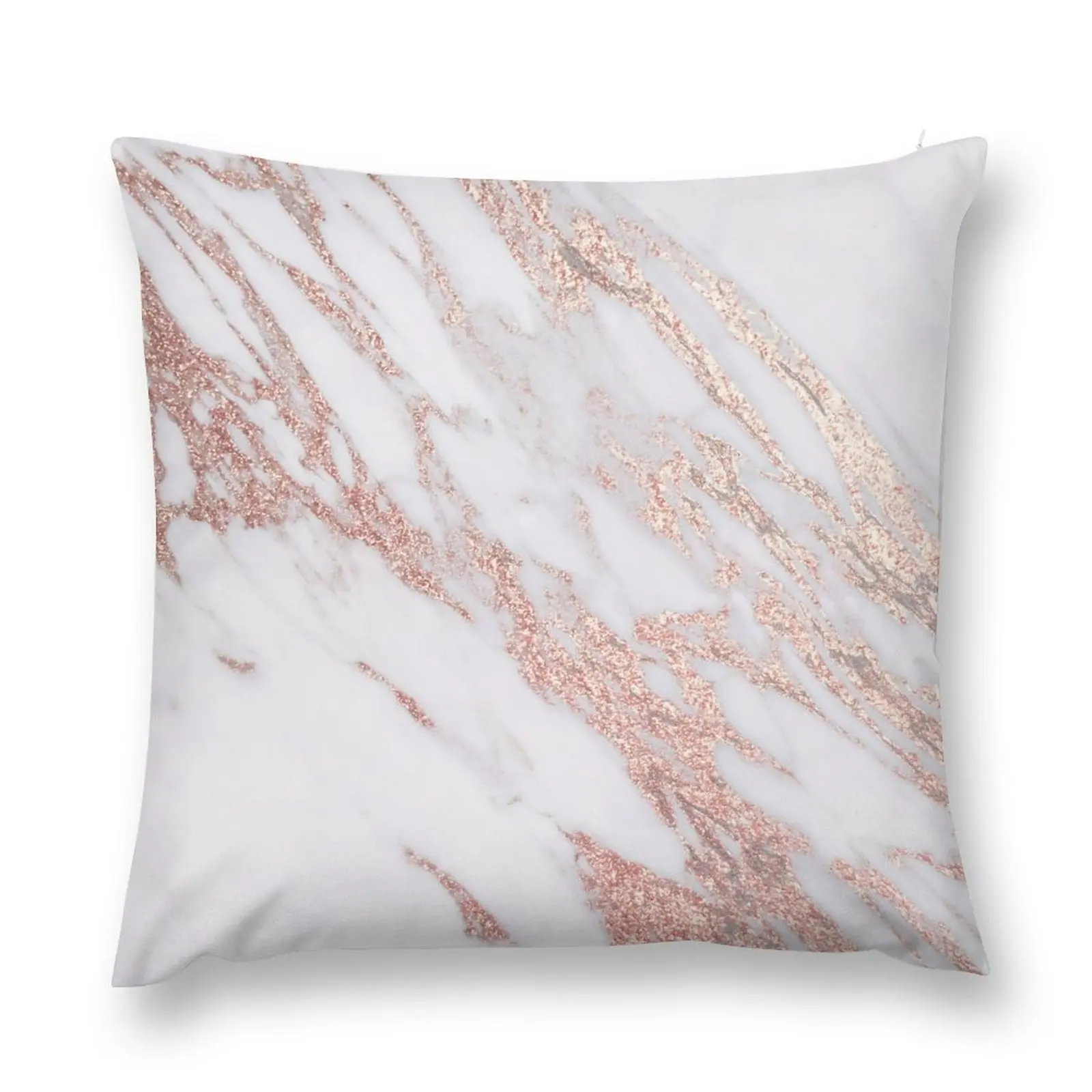 

Blush pink rose gold marble Throw Pillow Throw Pillow Christmas Pillow Cases