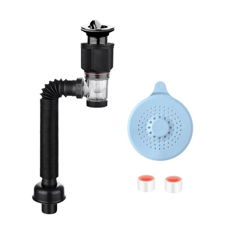 Universals Flexible Sink Sewer Pipe Sink Strainer Bathroom Washbasin Drain Pipe Deodorant Pipelines Hose Plumbing