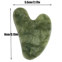 Gouache Scraper Massager Heart-Shaped Jade Gua Sha Face Body Skin Scraping Beauty Care Massage Tool Natural Jade 2025 New - Image 6