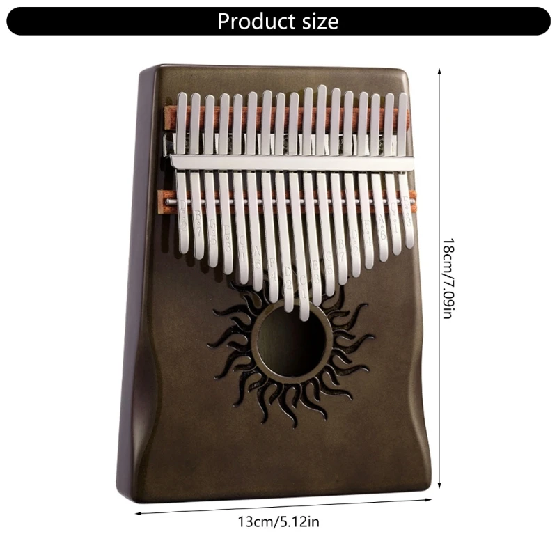 Portable Small Thumb Piano 17/21 Keys Thumb Piano Musical Instrument