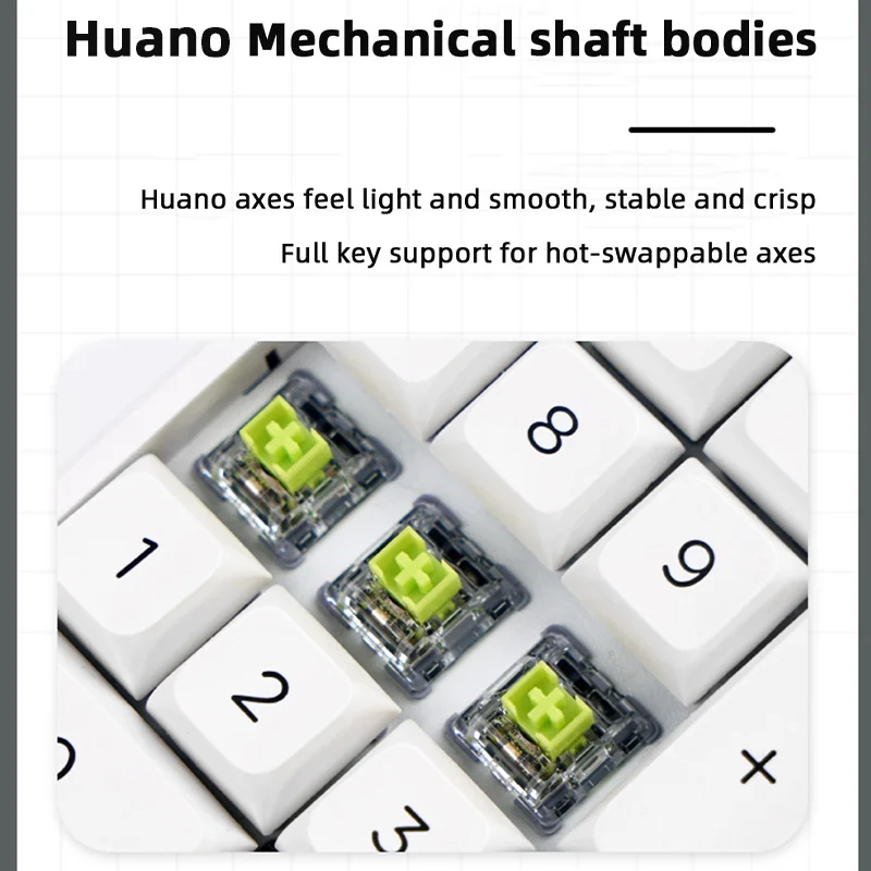 Motovelocidade Darmoshark K3-pro K24 Teclado Numérico para Jogos Mecânico 19 Teclas Hot Swap Programação Personalizada Rgb Teclado para pc Laptop - Imagem 3