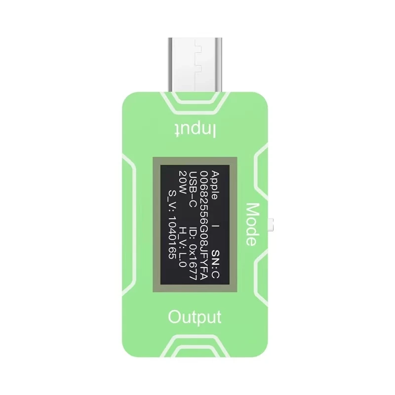 JCID JC CT02 PD Charger Detector Fast USB-C Tester Voltage Current Power Test HD OLED Screen Real Time Monitoring Tester usb charger tester