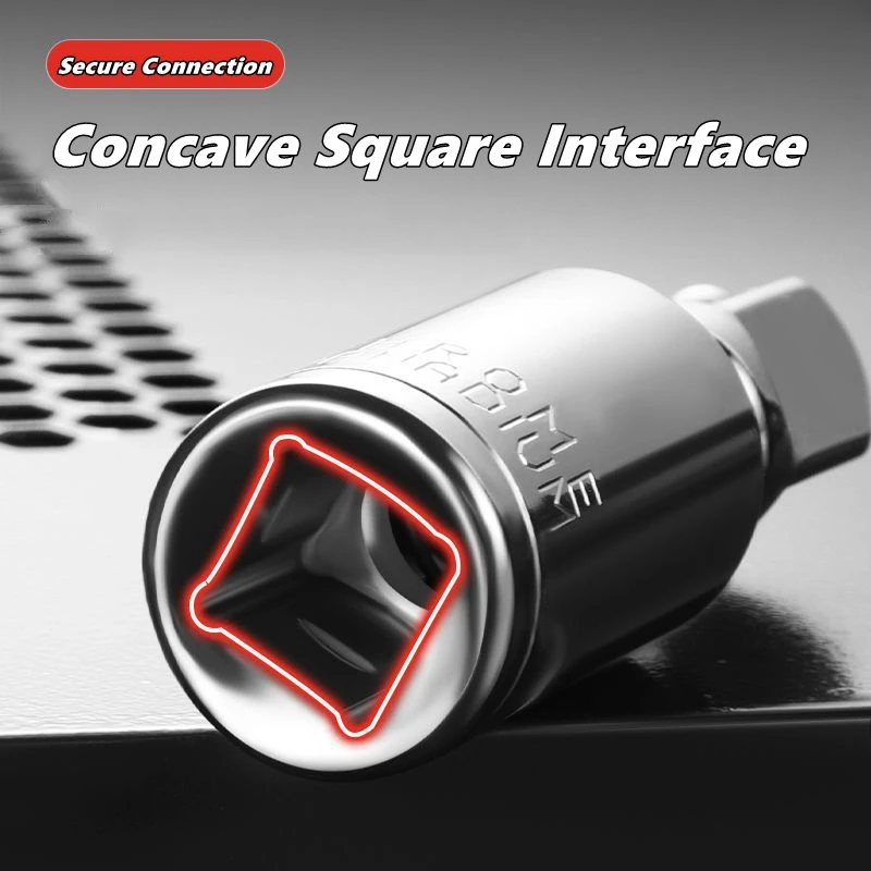 1/4" 3/8" 1/2" Universal Joint Set Ratchet Angle Extension Bar Socket Adapter Manual and Pneumatic Bendable Adapter Socket Tools