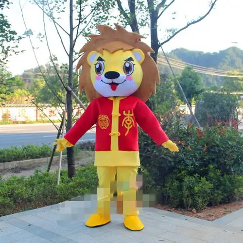 Leone Re Mascotte Costume Animale Fancy Outfit Anime Cosplay Kit Mascotte Tema Fancy Dress Costume Di Carnevale