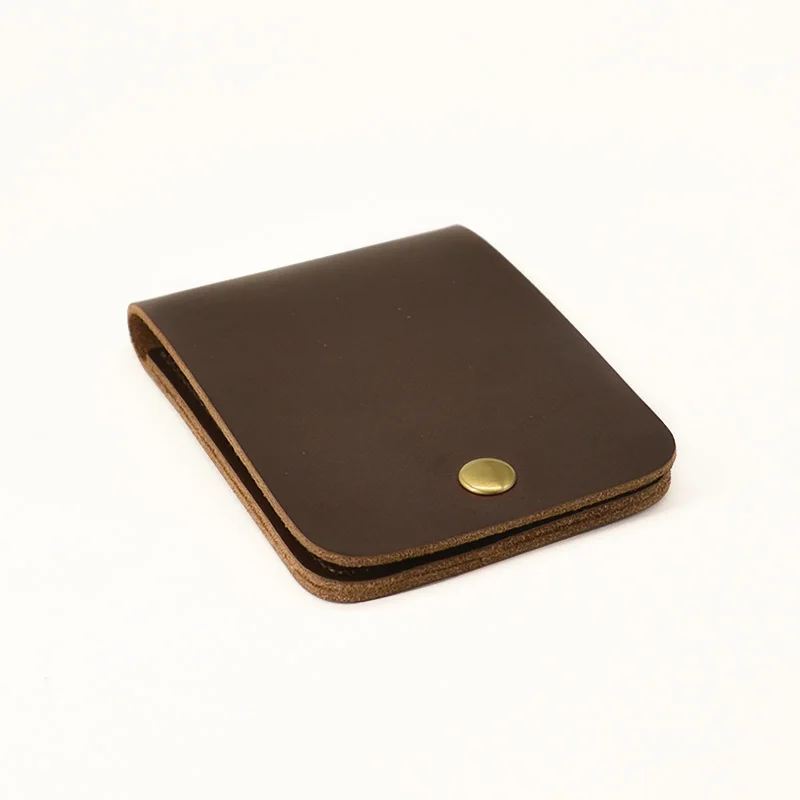 Handmade Personalized Credit Card Holders Leather Credit Card Holder Man Business Cardholder Wallet Porte Carte Case Protect