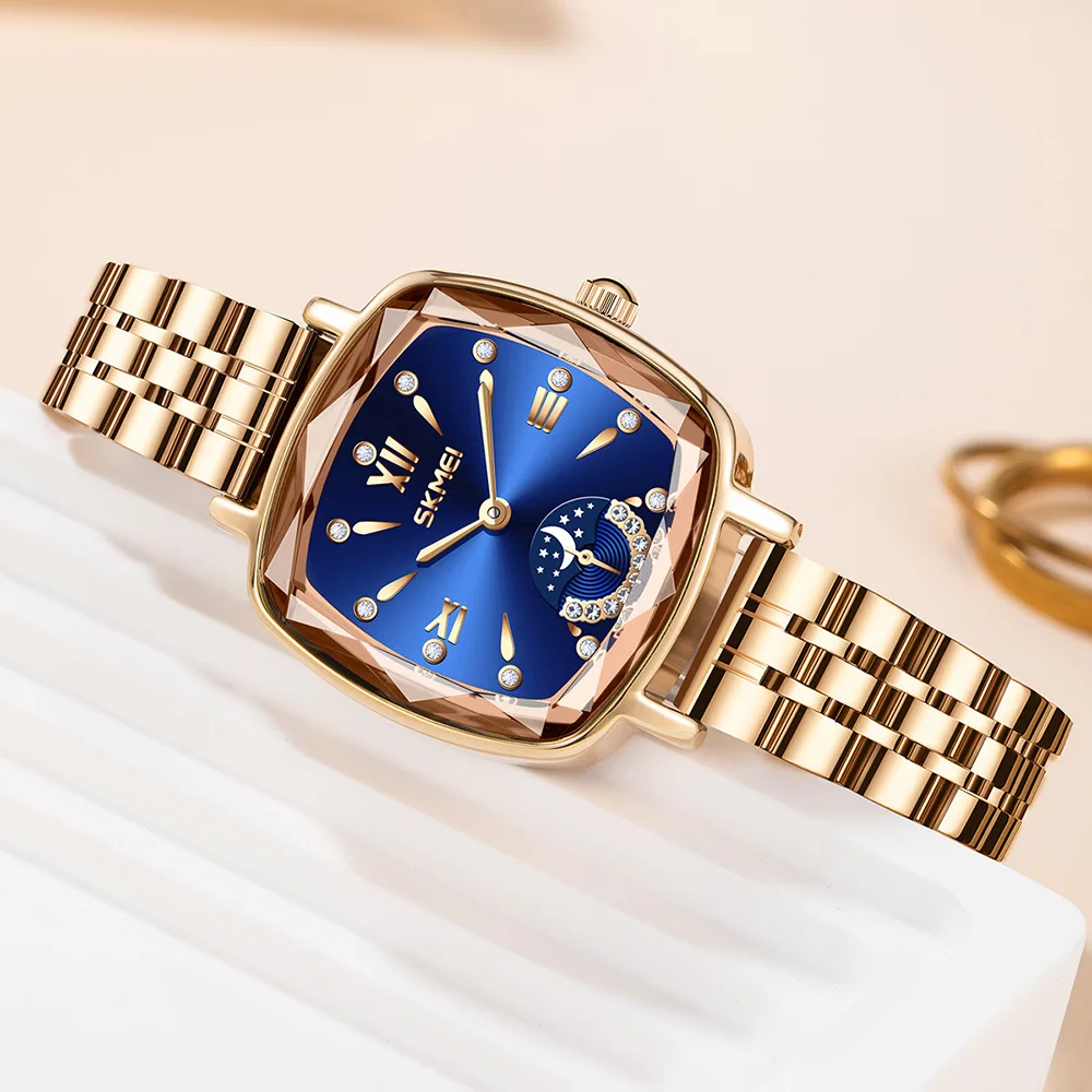 ساعة كوارتز للسيدات فاخرة من SKMEI مقاومة للماء من...