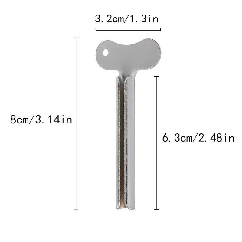 5/1PCS Toothpaste Squeezer Cosmetic Paint Rolling Press Dispenser Squeezer Tube Tools Stainless Steel Metal Bathroom Accessories 6