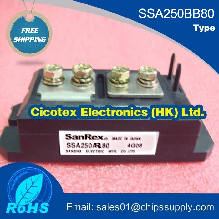 

SSA250BB80 Thyristor Module 250A 800V SSA250BB 80 IGBT SSA250B B80 SSA250 BB80 SSA 250BB80