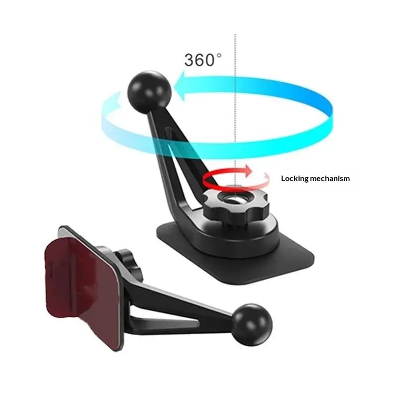 360도 조절 가능한 차량용 핸드폰 거치대, 중력식 디자인으로 안전하고 편리한 사용 가능