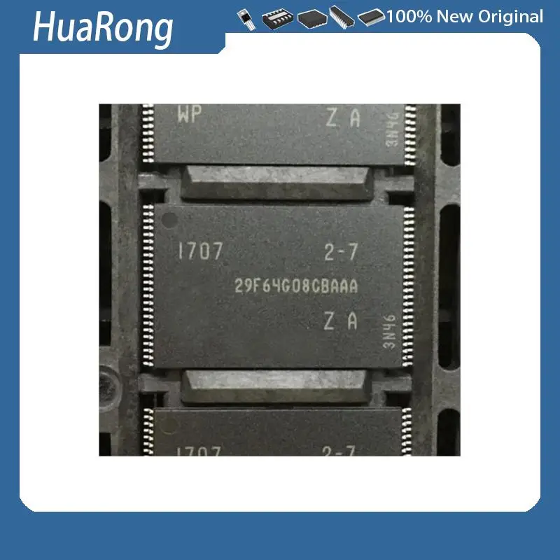 

New MT29F64G08 MT29F64G08CBAAA WP MT29F64G08CBAAA TSOP48 5PCS
