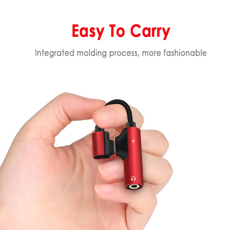 C DAC Adapter 2 In 1 Type C To 3.5 Earphone Adapter Audio Type-c To Earphone 3mm Jack AUX Usb C 3.5 For USB-C 3 5
