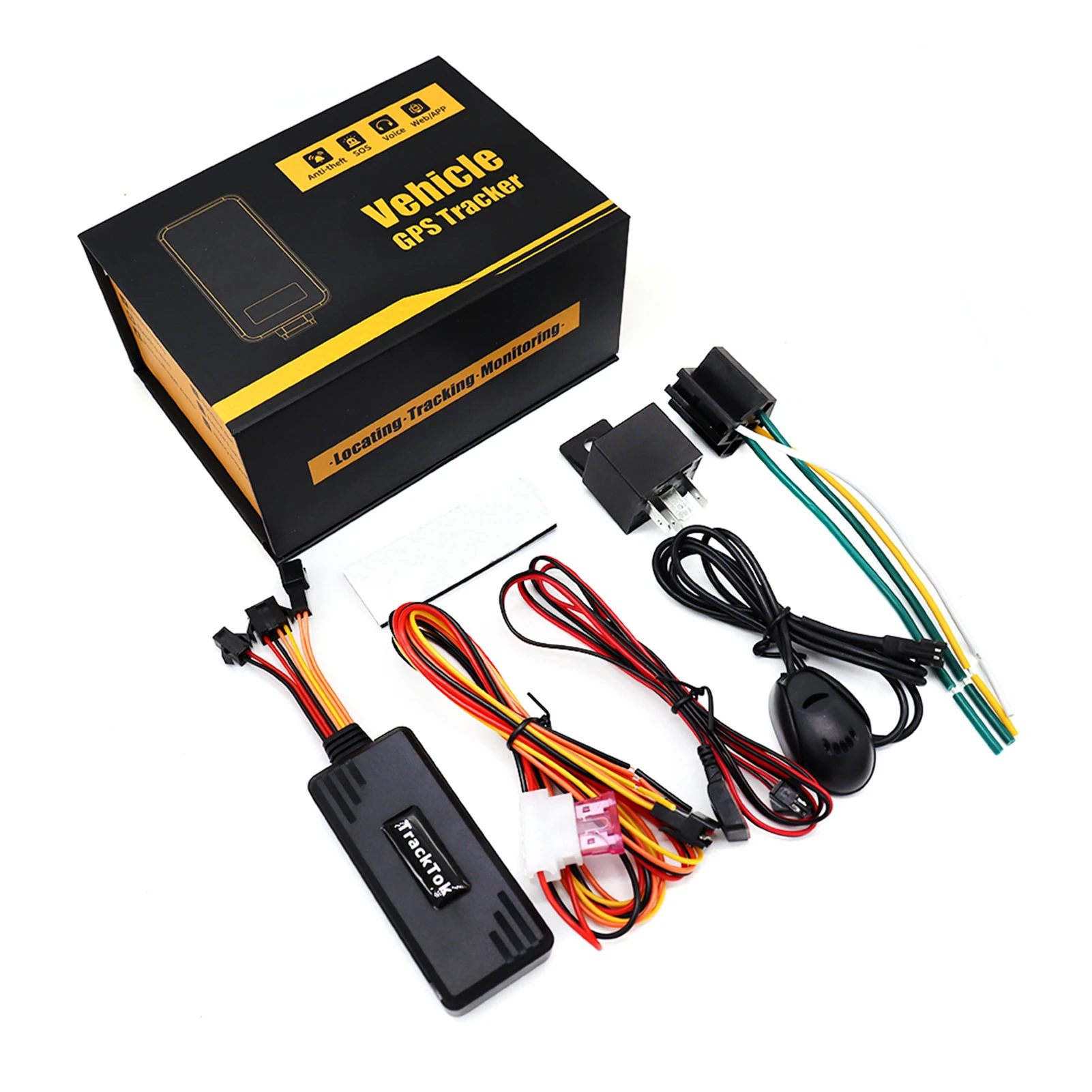 4G GPS Tracker CY06-4G For Car Motorcycle Vehicle Tracking Device With Cut Off Oil Power & Online Tracking Software