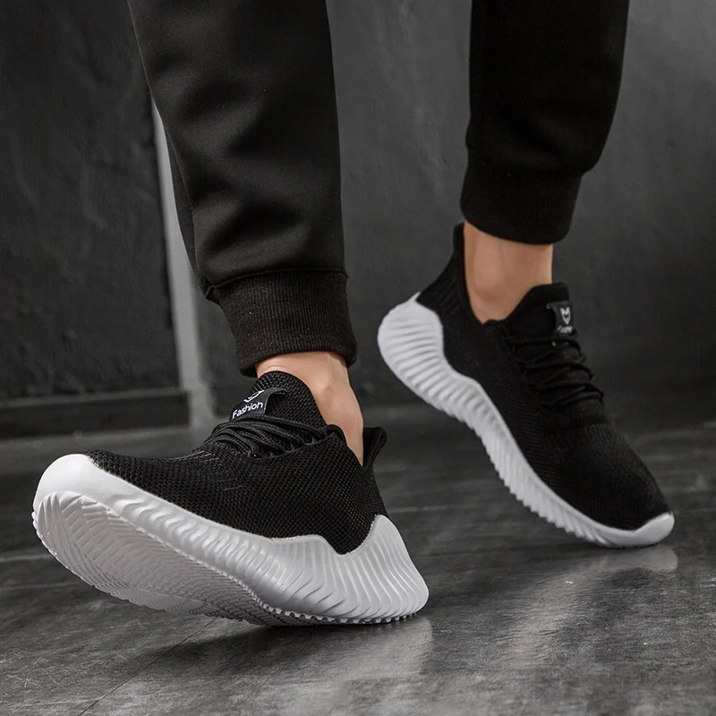 Sport Shoes Fashion Men Sneakers Outdoor Breathable Casual Big Size Summer Lightweigh Man Tenis Shoes White