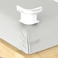Clips universels de serrage d'angle pour drap de lit, support sécurisé pour couvre-lit Invisible avec sangles de matelas robustes, serrures à fente pour draps 2