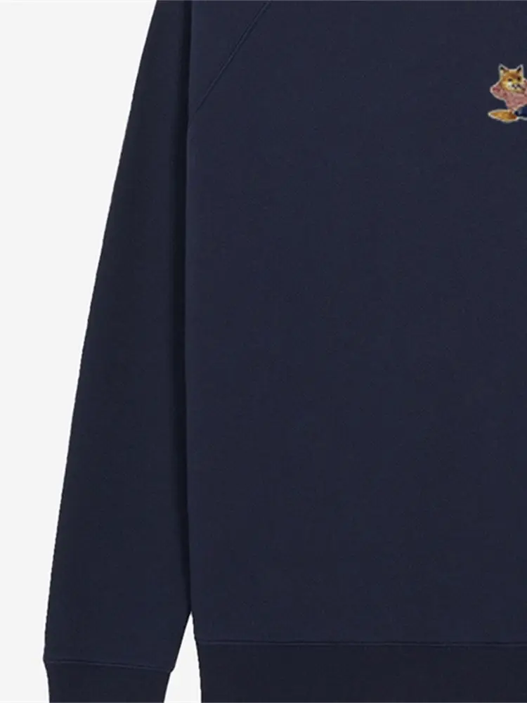 

Women Animal Embroidery Sweatshirt Multi-Color 2023 Early Spring New Lady Versatile Loose Casual O-Neck Long Sleeve Pullover Top