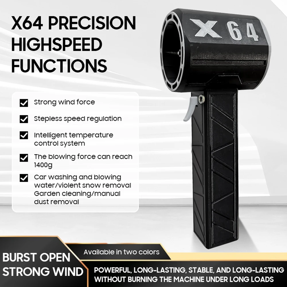 X64 Car Violent Blower Handheld Turbo Jet Fan 64mm Brushless X64 Car Violent Blower Handheld Turbo Jet Fan 64mm Brushless