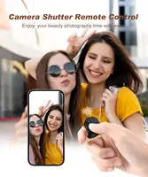 Tiktok Scrolling Ring Tiktok Remote Control Is Suitable for Iphone, iPad Bluetooth Page Turning Ring Roller, Both Camera Shutter, Short Video and Music Remote Control Function, Compatible with Ios and Android Phones 6