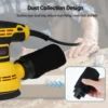 5Inch 300W Random Orbital Sander 12000RPM 6Variable Speed Sander Machine High Performance Dust Collection System for Woodworking 3