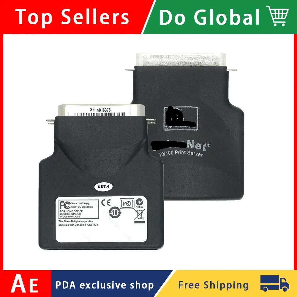 P1031031 Server Di Stampa Ethernet Parallelo Esteso Ext 10/100 Utilizzare Rj45 Per Zebra 170 Xi4 170 Xi3 170 Xi2 170Xi, Consegna Gratuita