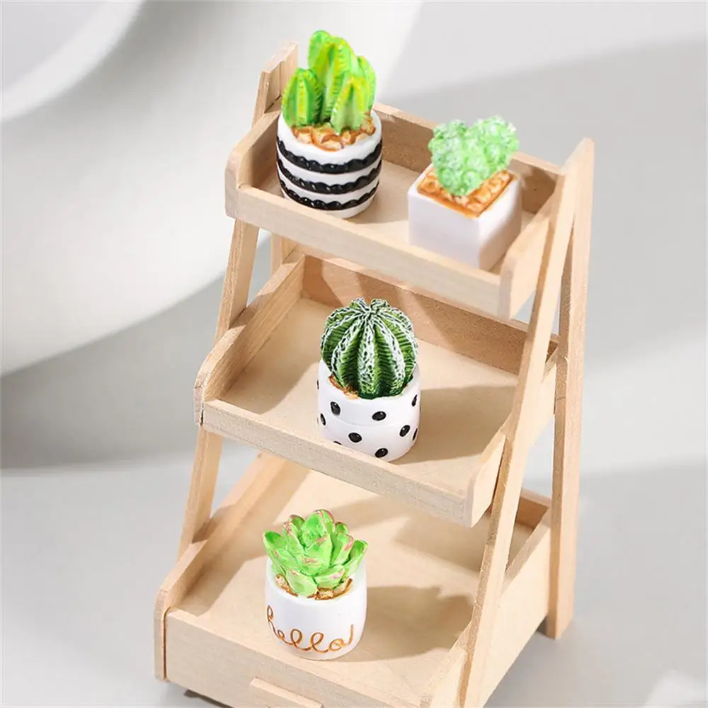 Description Picture 2 of itemCute Ornaments Micro Landscape Round Smooth Comfort Wear-resistant Stylish Home Decoration Ornaments Hand Painted No Fading Gift
