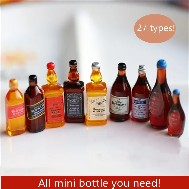 Doll Accessories Toys 5Pcs Mini Bottle Drinks Cup For BJD Dolls Pretend Play Toy Decoration Doll House
