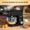 Mixer, 9.5 Qt , 6-Speed Tilt-Head Food Dough Mixer, Electric Kitchen Mixer with Dough Hook, Flat Beater & Wire Whisk, 5
