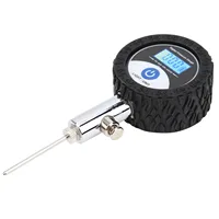 Soccer Ball Pressure Gauge Metal Handheld Soccer Ball Barometer Volleyball Basketball Barometers with Digital Display 2