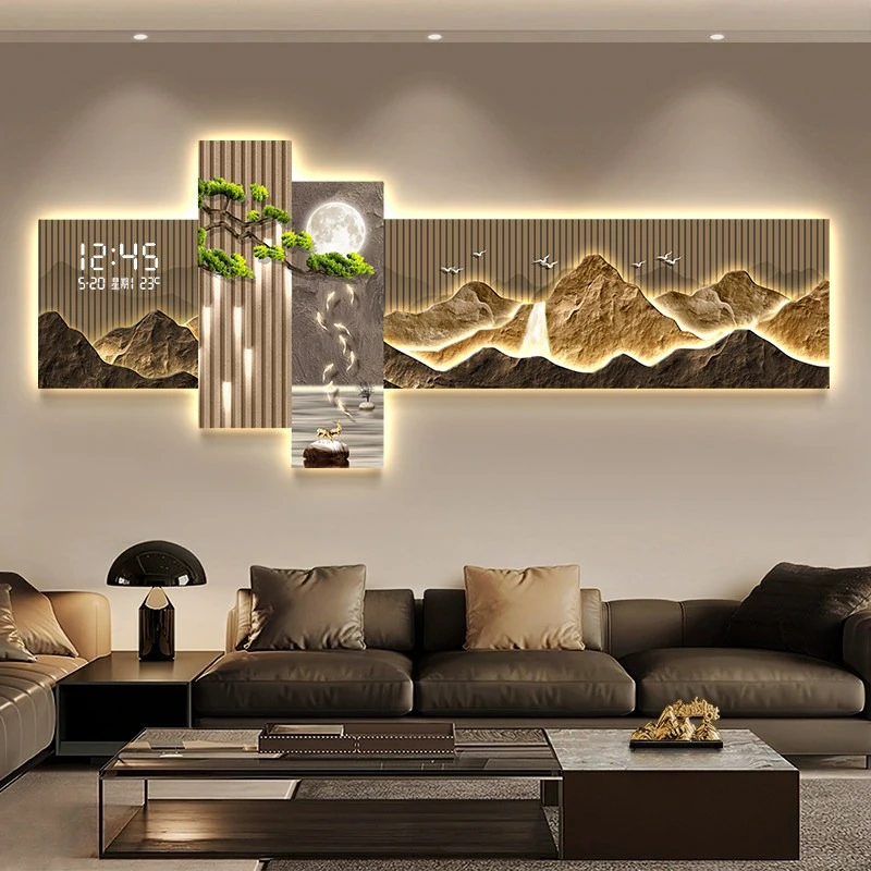 Modern Large Digital Wall Clock 2