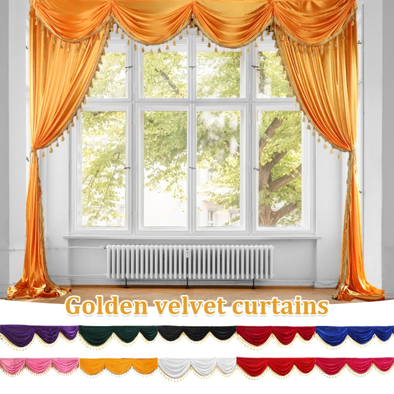 

Event Party Valance Drape Panel Decoration Event Party Stairsway Decor Wedding Backdrop Curtain Stage Background New