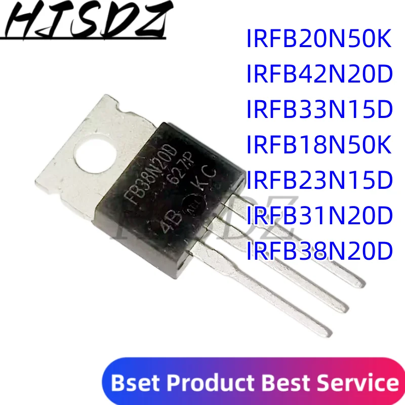 10 Piezas Irfb38n20d To-220 Fb38n20d Irfb38n20 Irfb23n15d Irfb31n20d ...